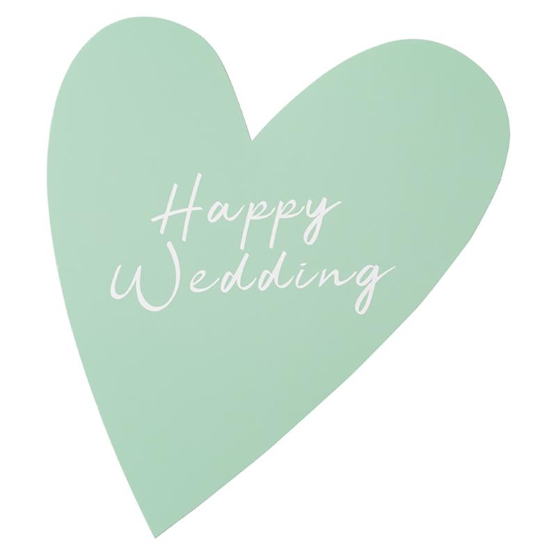 贈答用飾り MGM-C3 メッセージギフトカード-3/ハートWEDDING(30枚) ヘッズ