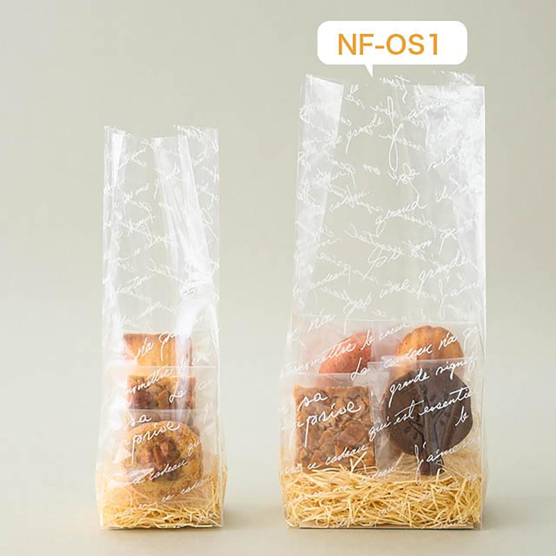 ラッピング用品 NF-OS1 NEWフレンチクリアバック-1(50枚) ヘッズ