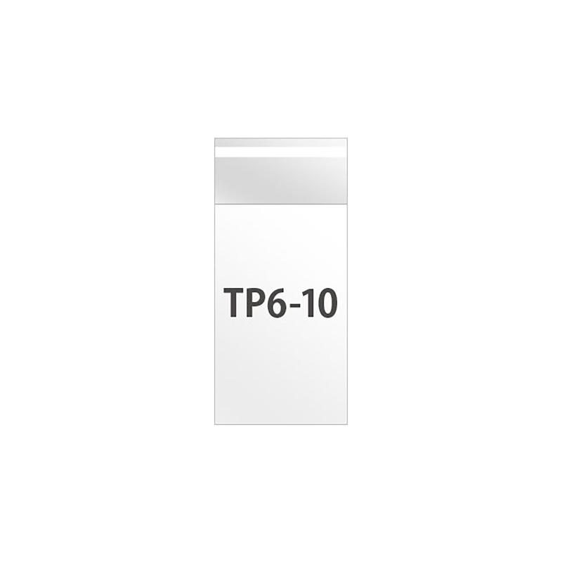 TP6-10 テープ付OPP袋60mm×100mm(100枚) ヘッズ