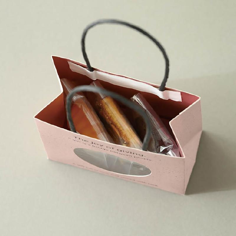 ラッピング用品 MIP-1WP ミスティーカラー窓付ペーパーバッグ-M/ピンク(20枚) ヘッズ