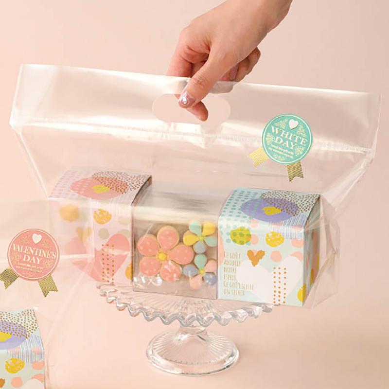 ラッピング用品 M-ZMW 無地ジップ付バッグ-MW(30枚) ヘッズ