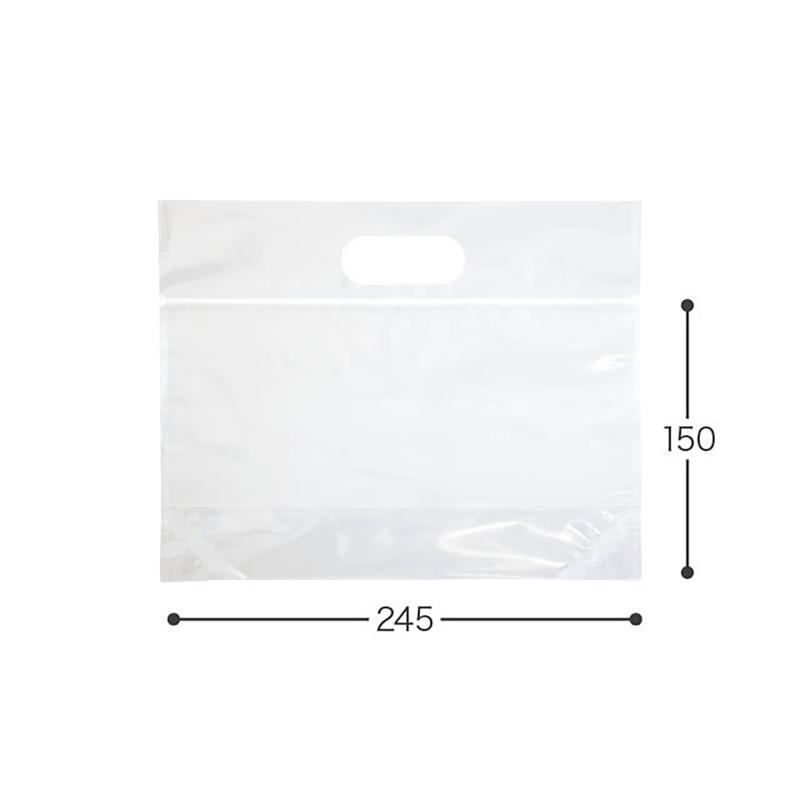 ラッピング用品 M-ZSW 無地ジップ付バッグ-SW(30枚) ヘッズ