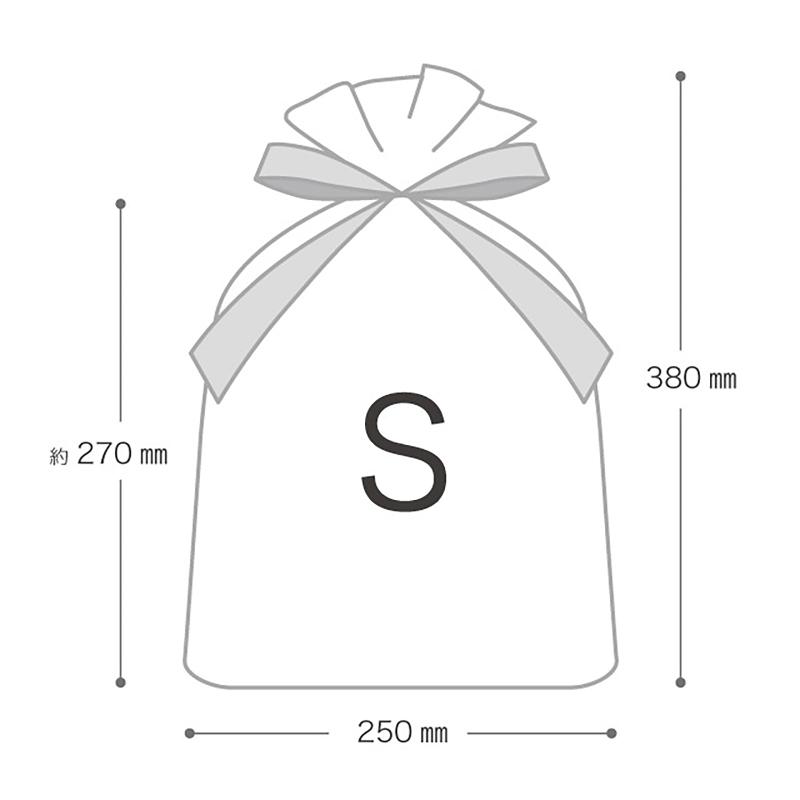 ラッピング用品 SFE-RBS 不織布リボン付ギフトバッグ-S/エンジ(10枚) ヘッズ