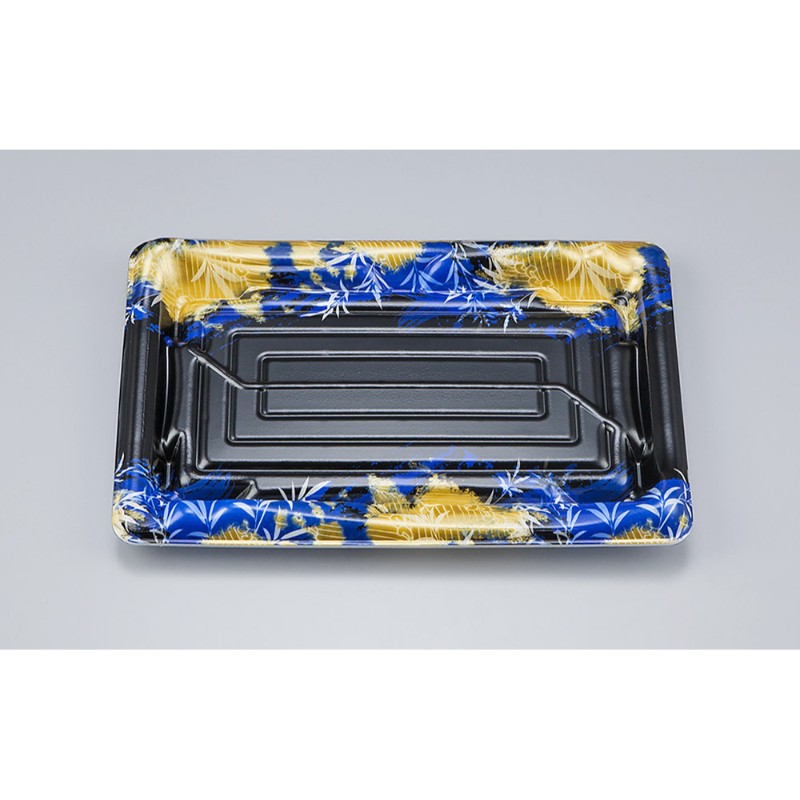 寿司容器 SF鮨板24 みお青 本体 シーピー化成