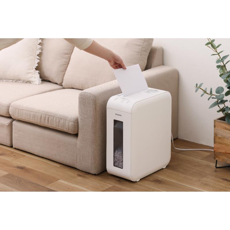 事務用品 パーソナルシュレッダーP6HCSV-W アイリスオーヤマ