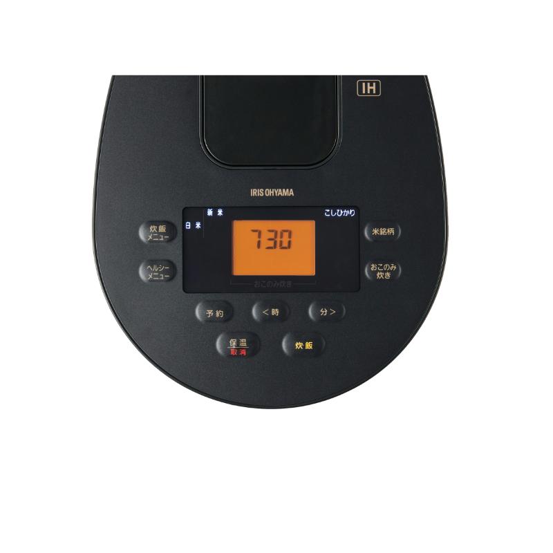 炊飯器 銘柄炊き IHジャー炊飯器 3合RC-IL30-B アイリスオーヤマ
