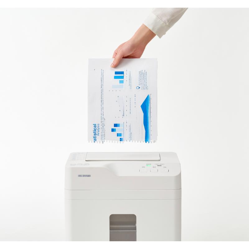 事務用品 オートフィードシュレッダーAFSB60C-W アイリスオーヤマ