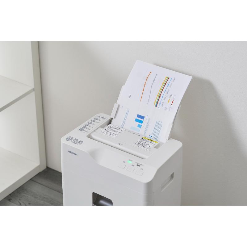 事務用品 オートフィードシュレッダーAFSB60C-W アイリスオーヤマ