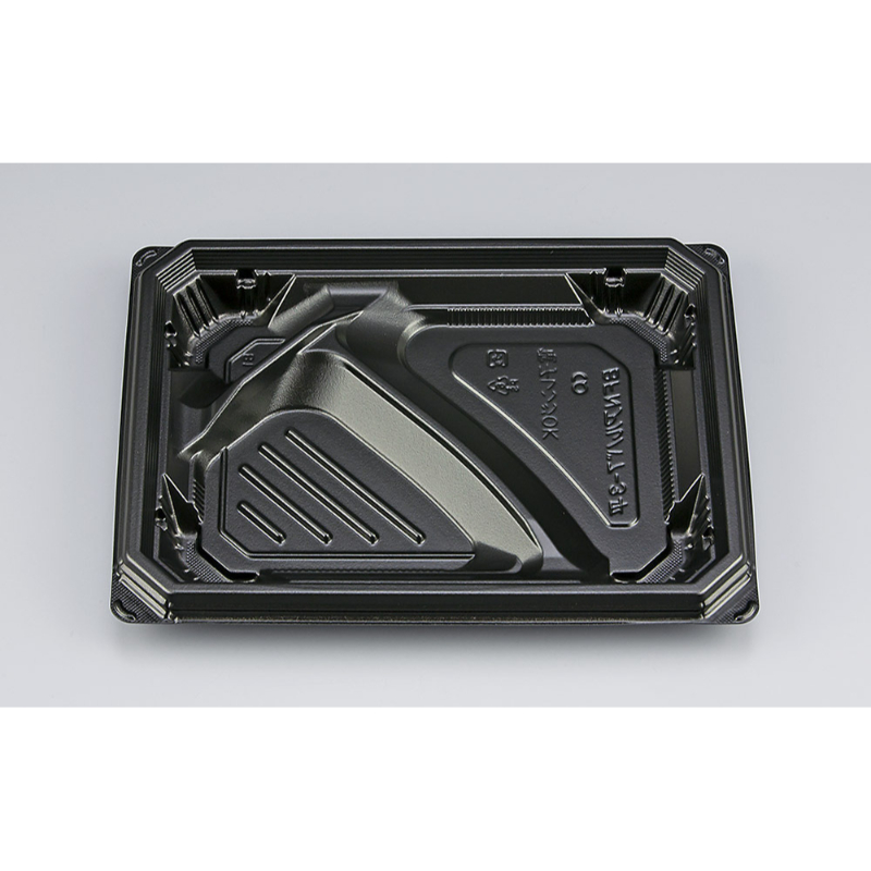 弁当容器 BFNアルバ7-3平 黒 本体 シーピー化成