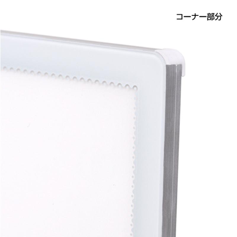 売場備品 ウルトラスリムライトパネル A4 ホワイト 友屋