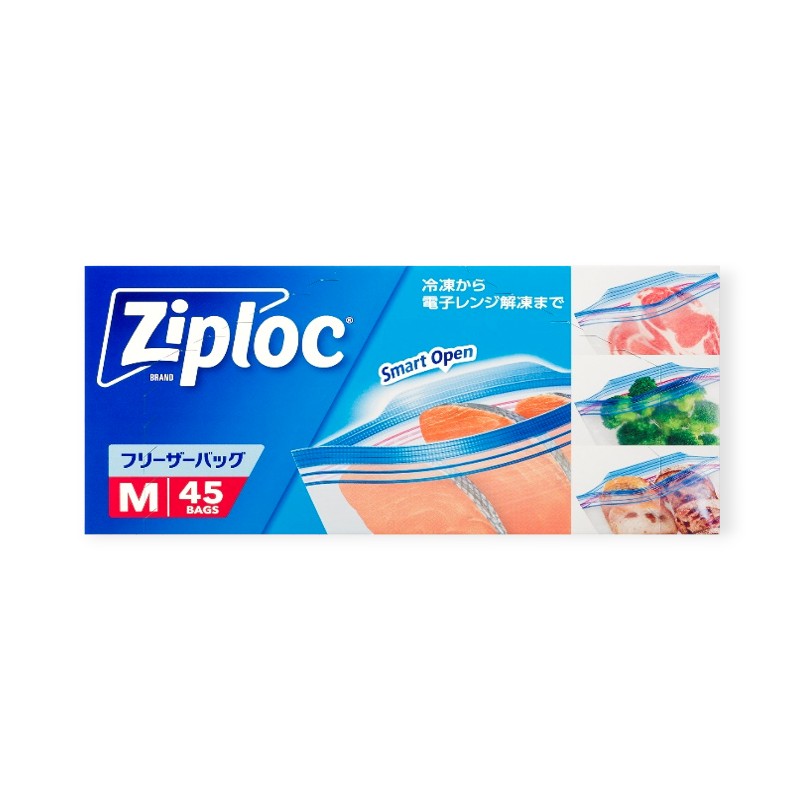 保存袋 ジップロック フリーザバッグ M 45枚入 新 旭化成ホームプロダクツ