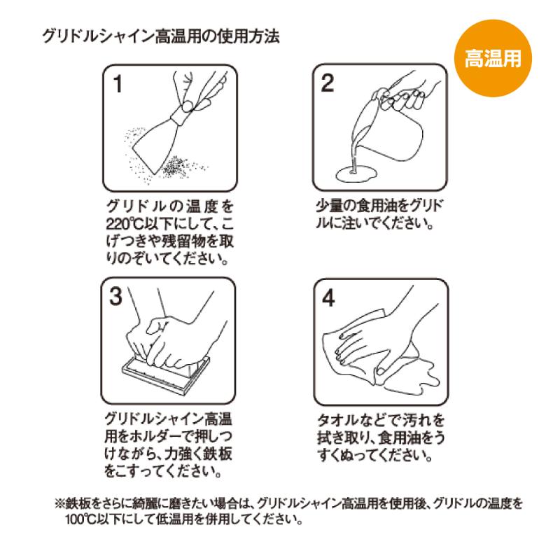 クリーナー キクロンプロH-620 グリドルシャイン高温用 5P キクロン