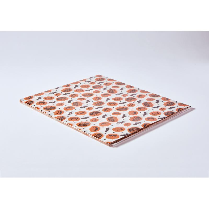 クッキングシート XW200 ワックスペーパー(パンプキン)150×150 天満紙器