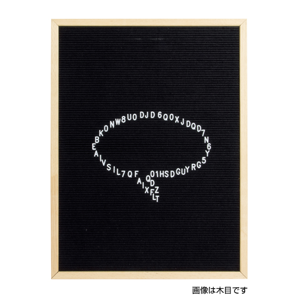 売場備品 レターボード L 600×900 ブラック 友屋