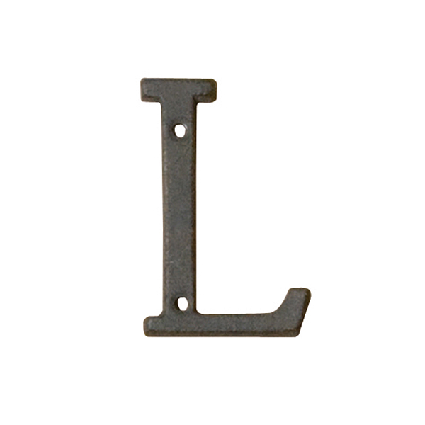 切文字 アイアンアルファベット L 友屋