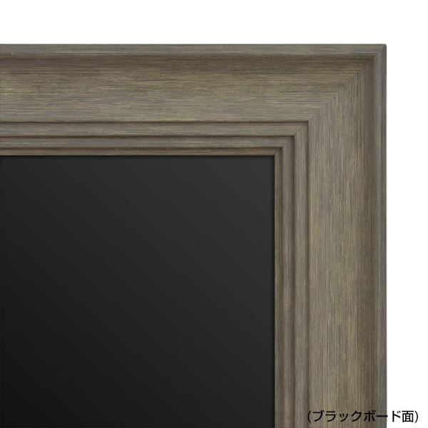 販促用品 NYワイドコルク＆ブラックボード A1 グレー 友屋