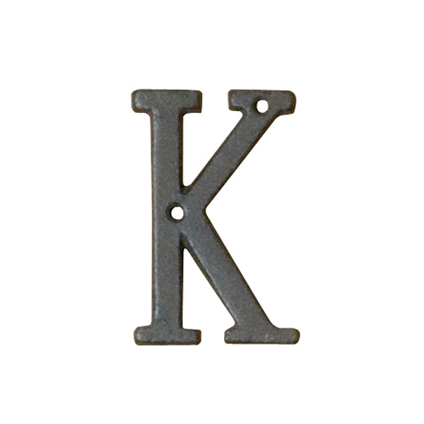 切文字 アイアンアルファベット K 友屋
