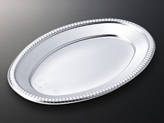 オードブル容器 DX小判皿 K-5 BK(800) 中央化学