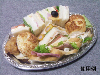 オードブル容器 DXプラッター290B (400) 中央化学