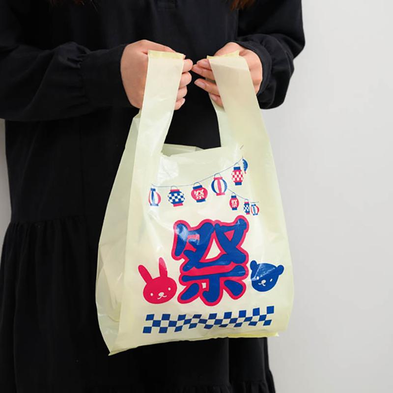 レジ袋 MTR-M 祭レジバッグ-M(100枚) ヘッズ