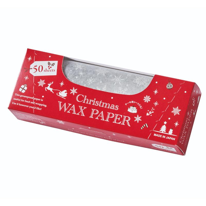 クッキングシート XW110BワックスペーパーBOX スノーフレーク 天満紙器