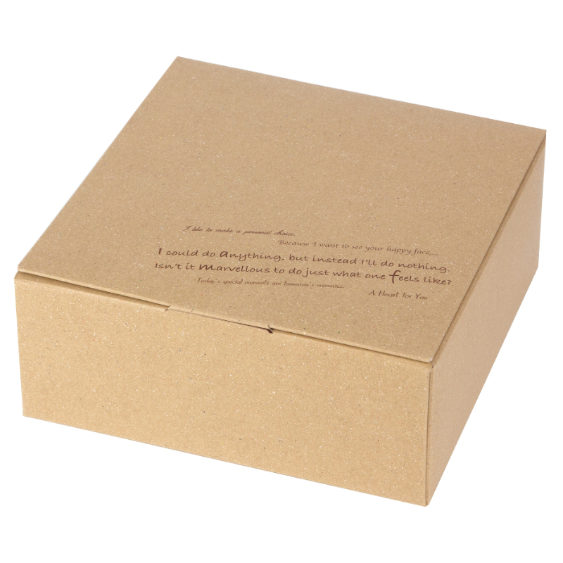 ギフト箱 ル・ガトースクエア150角 クラフト ヤマニパッケージ