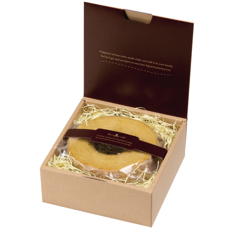 ギフト箱 ル・ガトースクエア150角 クラフト ヤマニパッケージ