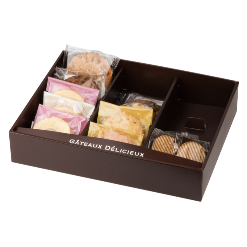 ギフト箱 ドゥミセックギフトL オレンジ ヤマニパッケージ