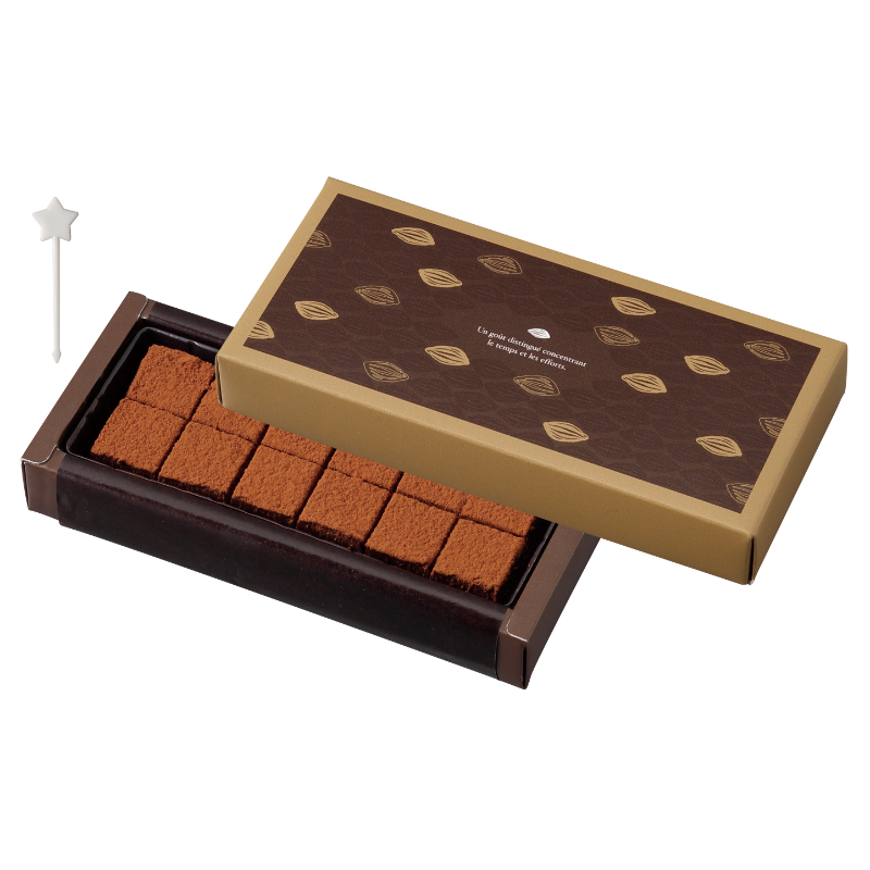 菓子容器 アムールガナッシュS(12×4) ヤマニパッケージ