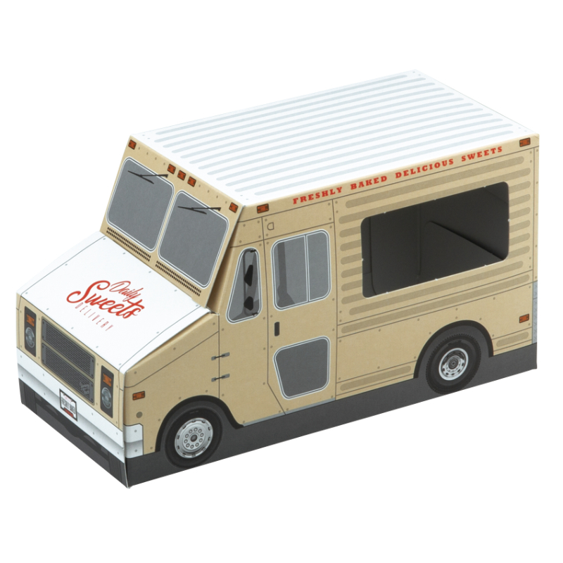 ギフト箱 スイートデリバリー クリーム ヤマニパッケージ