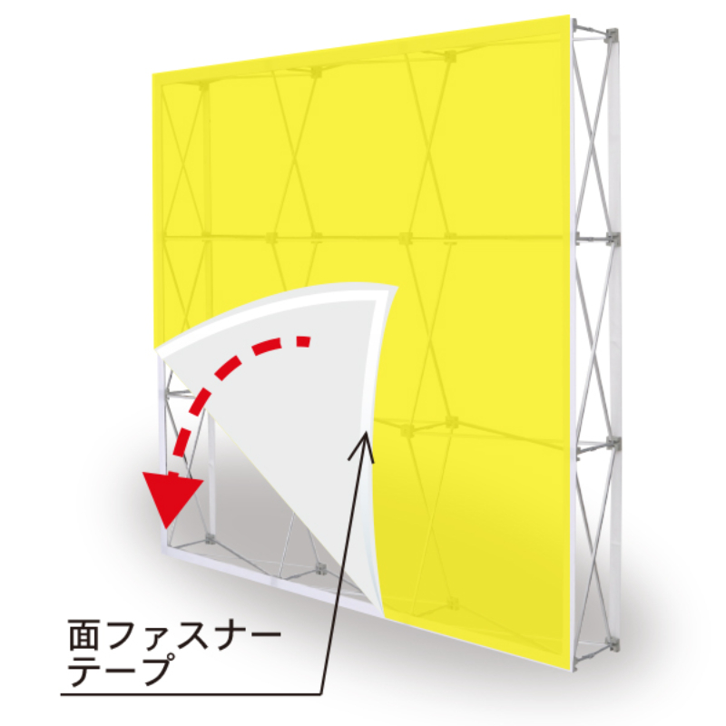 イベント用品 イージーシステムパネル(タペストリー用)3X1 友屋