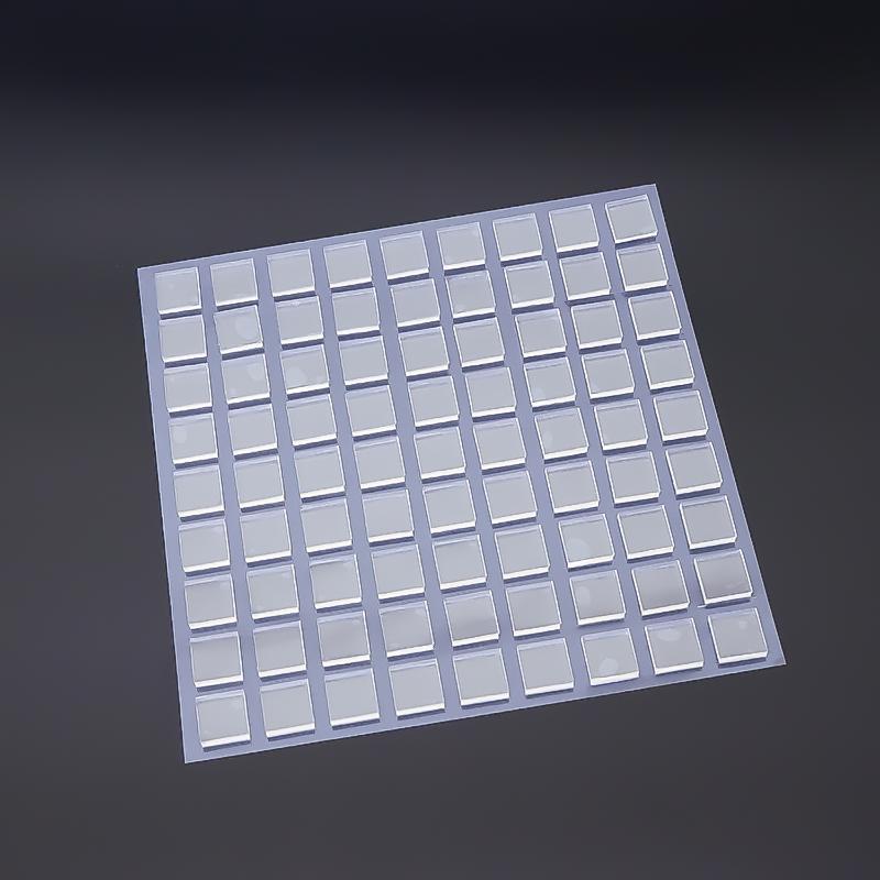 【防災】転倒防止用品 ゲルタック 角型 20×20×5.0mm 81個付 エクシール