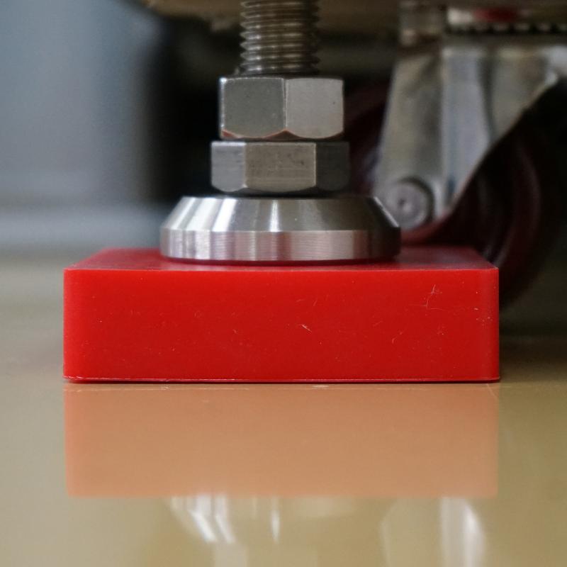 【防災】転倒防止用品 ゲルダンパー 硬度30 50×50×25mm エクシール