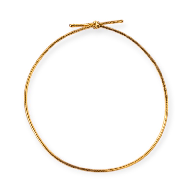 ラッピング用品 1本丸金ゴム1重掛結び 赤金 35cm イグチ