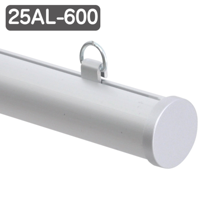 売場備品 メディアホルダーアルミ 25AL-600 シルバー 友屋