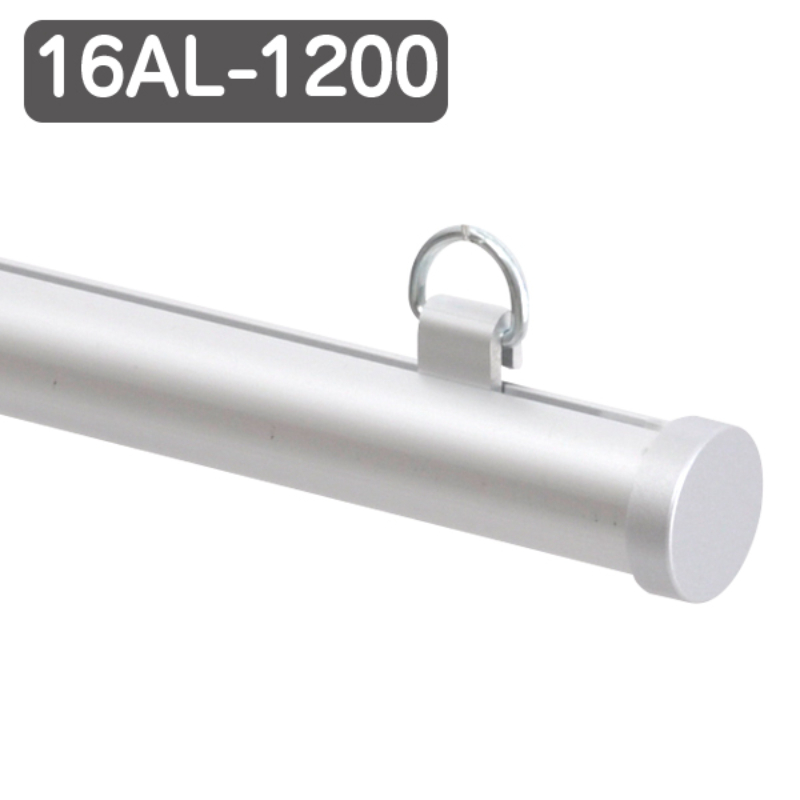 売場備品 メディアホルダーアルミ 16AL-1200 シルバー 友屋