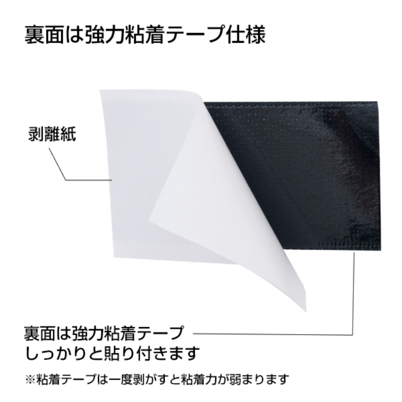 販促用品 イージーマジカルテープ 黒 25×50 10セット入 友屋