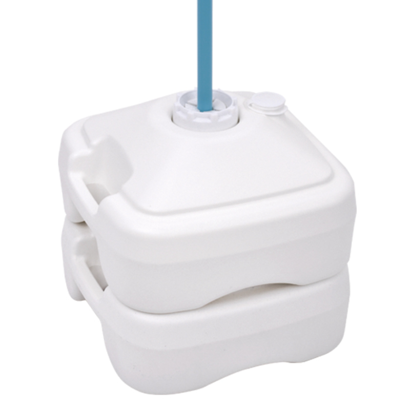 販促用品 注水式のぼり竿用スタンド 16L 白 友屋