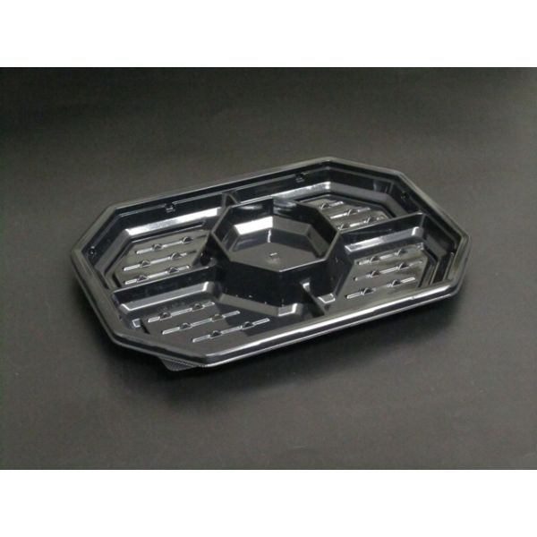 オードブル容器 バイオ マーチ31-21B 5S 黒 リスパック