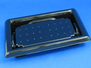 寿司容器 バイオPET 板前04B 黒 リスパック