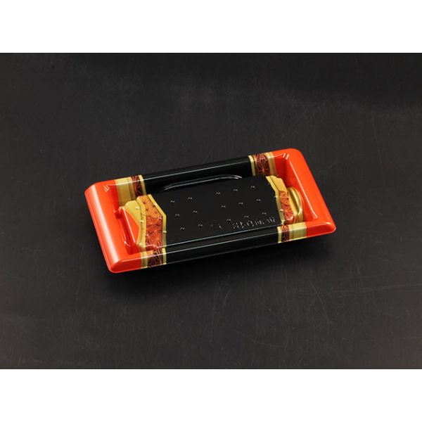 寿司容器 バイオ 板前04B ひしょう赤 リスパック