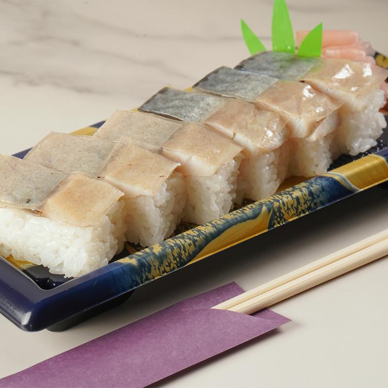 寿司容器 バイオ 板前05B ささ箔紺 リスパック