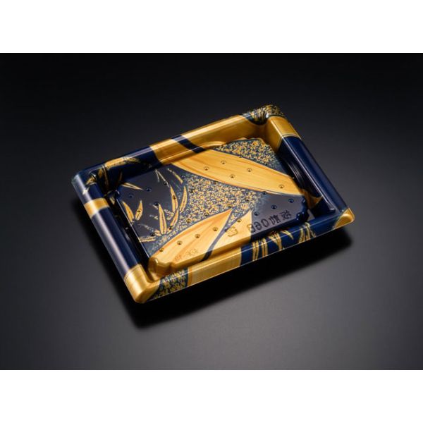 寿司容器 バイオ 板前06B ささ箔紺 リスパック