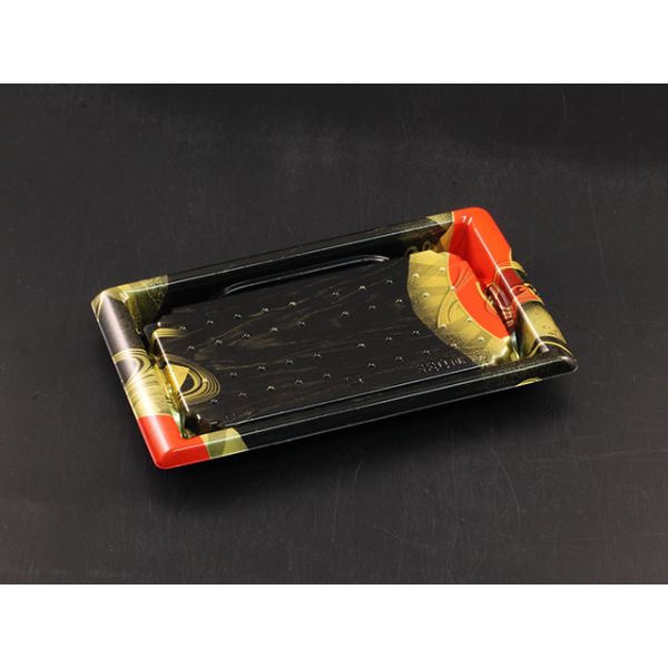 寿司容器 バイオ 板前08B せんおり赤 リスパック