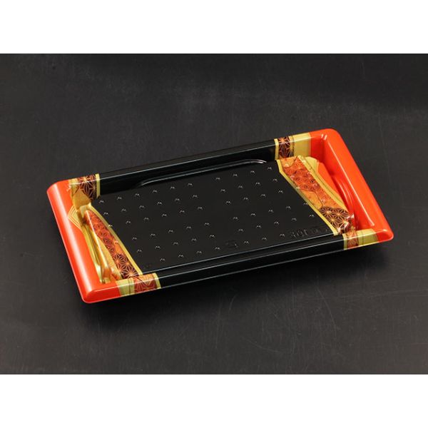 寿司容器 バイオ 板前10B ひしょう赤 リスパック