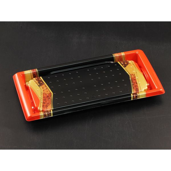 寿司容器 バイオ 板前12-2B ひしょう赤 リスパック