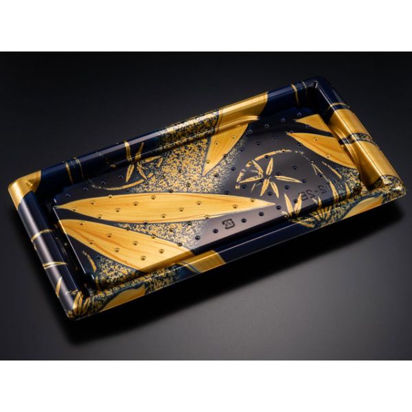 寿司容器 バイオ 板前12-2B ささ箔紺 リスパック