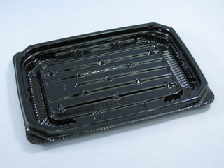 軽食容器 バイオカップ APTスリム260 BA 黒 リスパック