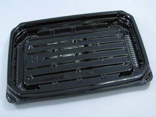 軽食容器 バイオカップ APTスリム300 BA 黒 リスパック