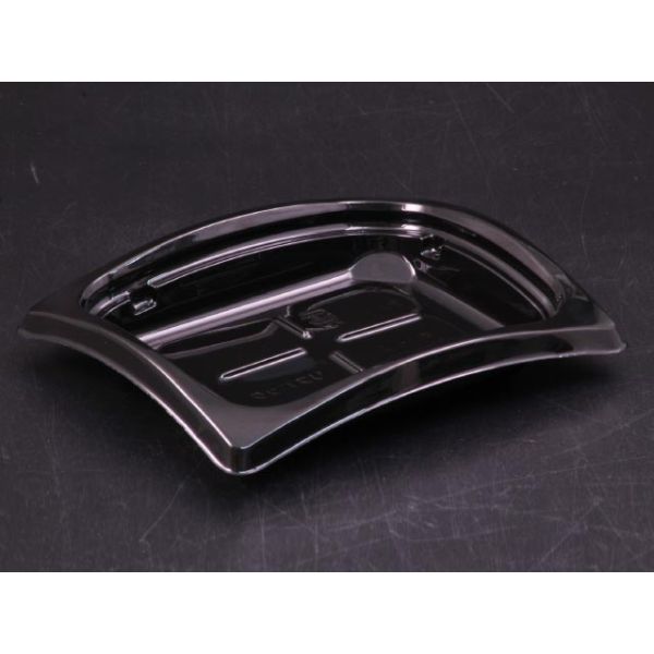 惣菜容器 バイオ Pリッジ13-11B 黒 リスパック